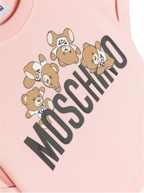 T-shirt bambina maniche corte MOSCHINO KID-TEEN | HDM068LBA0050209